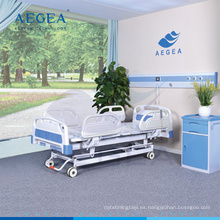AG-BY104 con sistema de frenado controlado central muebles de sala médica cama de hospital multifunción